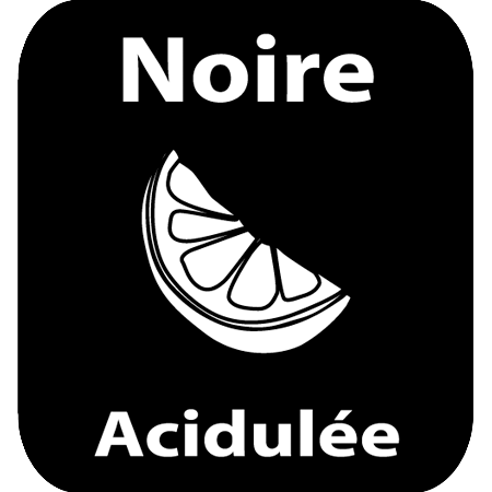 Noire acidulée