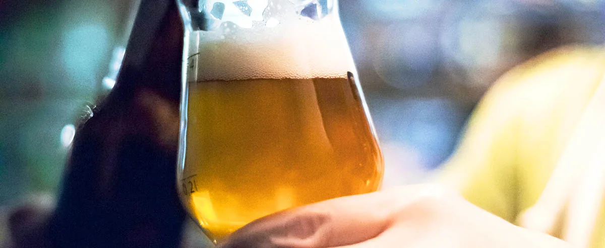 Service d’une bière qui n’est pas en fût