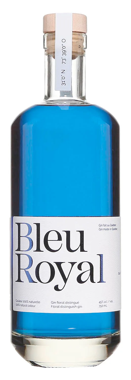 Un gin bleu à la conquête du Québec