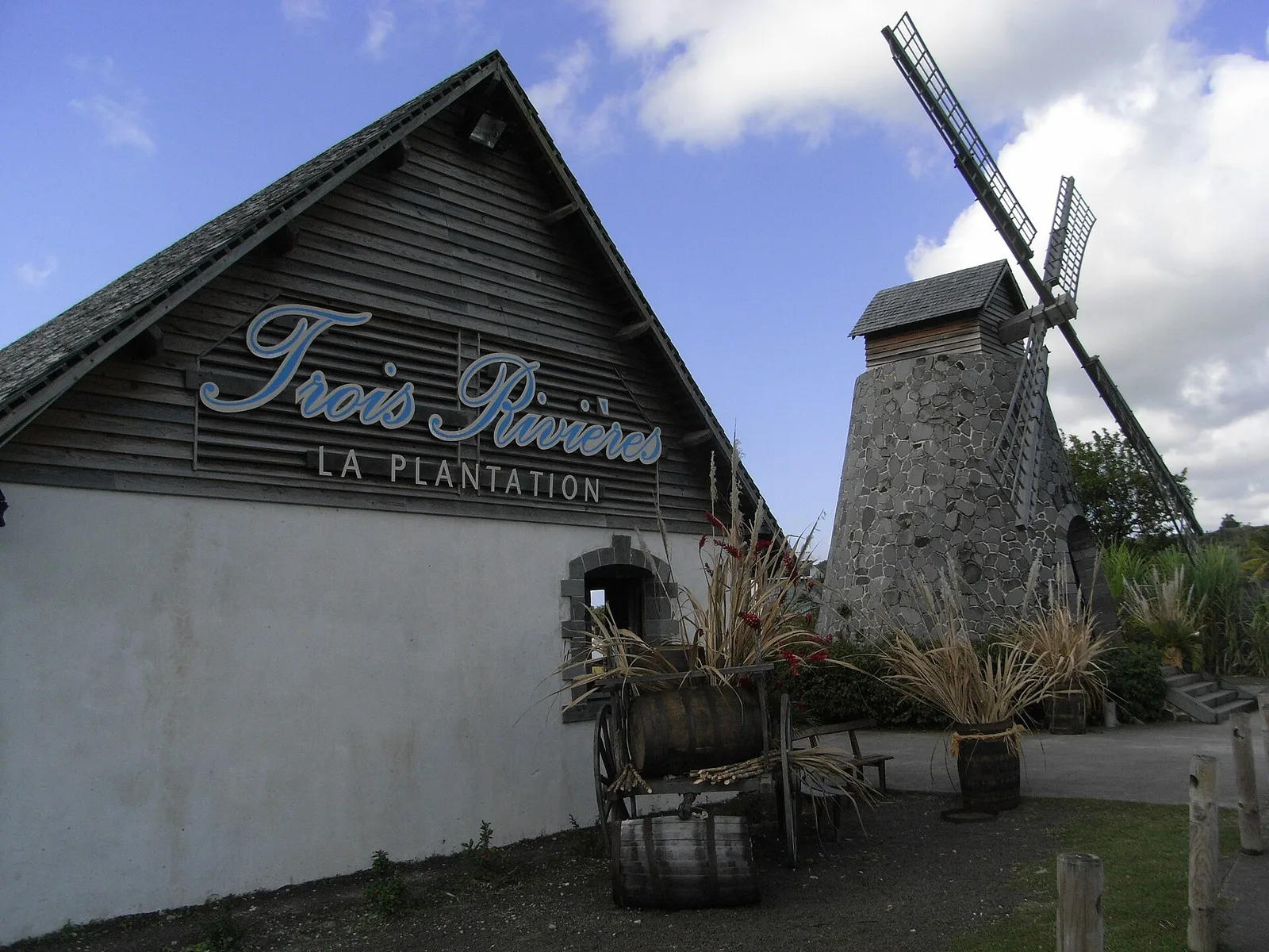 Propriété des rhums Trois Rivières à Sainte Luce en Martinique (France).