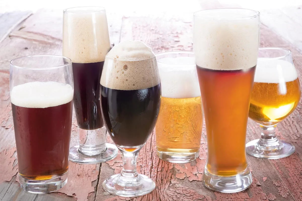 Mariage bières et verres