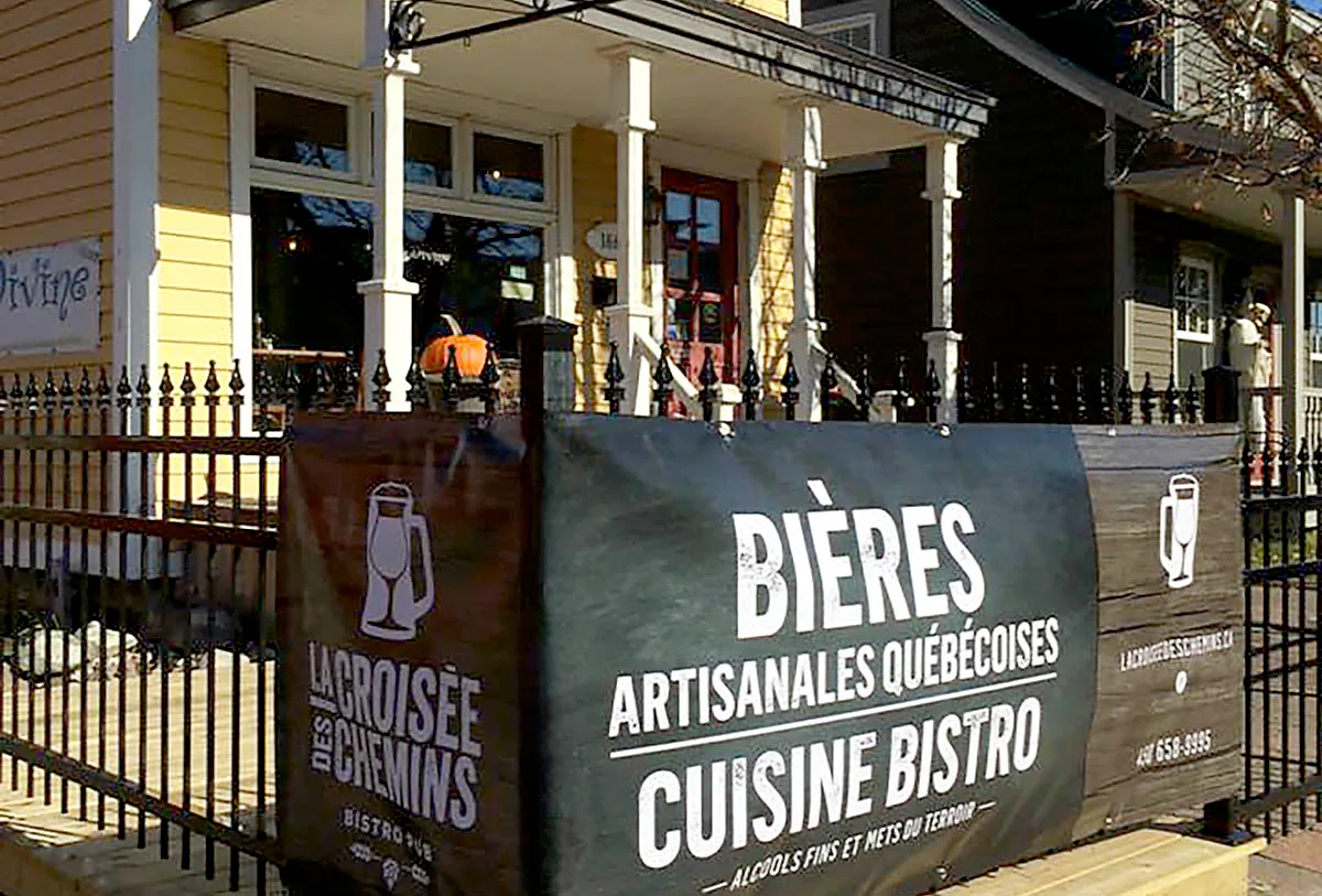 Bières artisanales et cuisine du terroir à La Croisée des Chemins