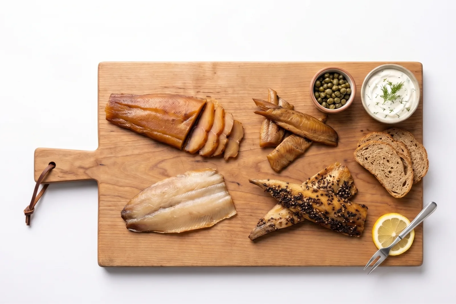 Plateau poisson fume