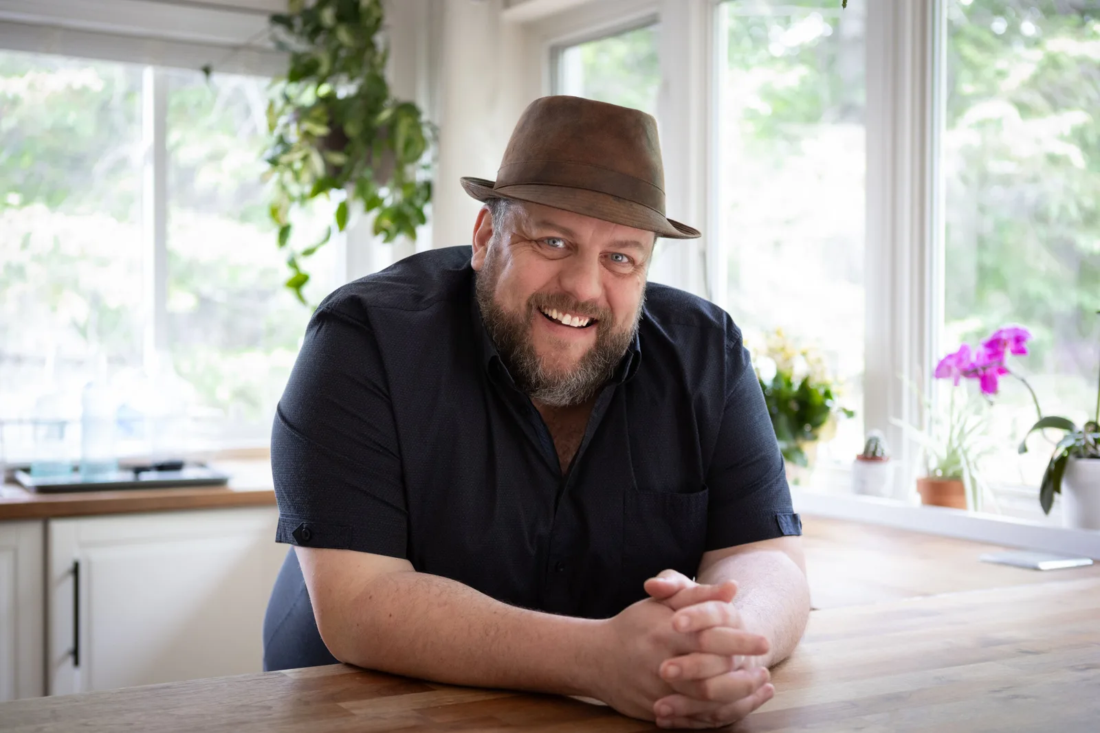 Philippe Wouters, coiffé de son chapeau brun