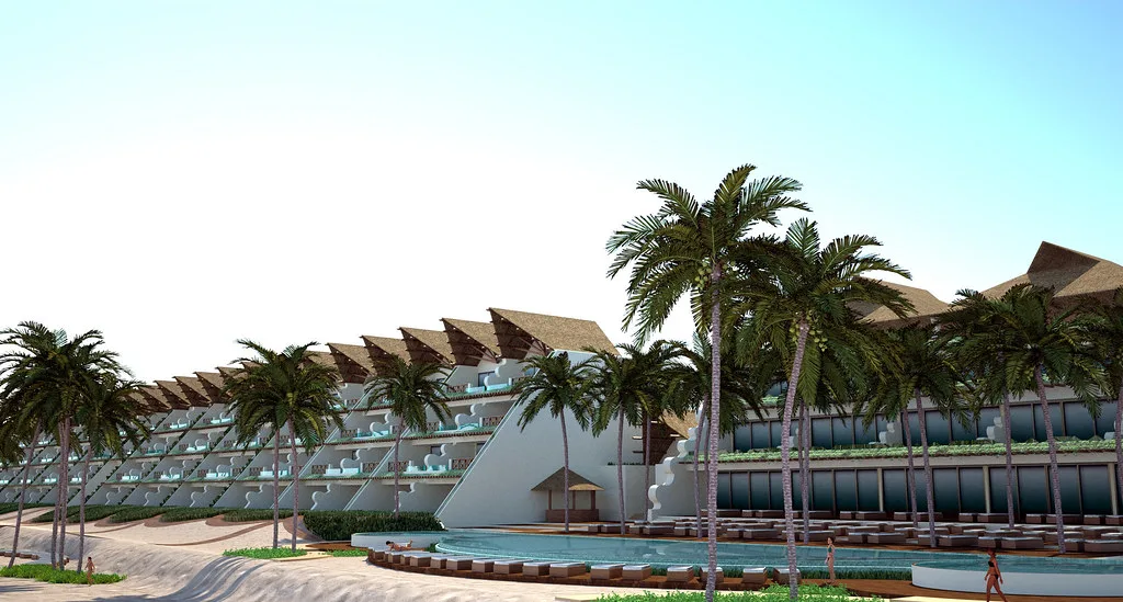 Pool and Tropical Oasis - Grand Velas Spa Resort